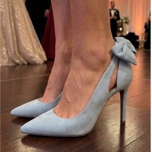 Elegant Blue Women's Heels